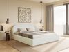 Selsey 'Ruvi' Polsterbett mit Lattenrost und Stauraum, creme, 160x200 cm Bild 2