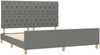 Doppelbett mit Kopfteil Stoff Dunkelgrau 160x200 cm [3125309] Bild 4