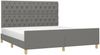 Doppelbett mit Kopfteil Stoff Dunkelgrau 160x200 cm [3125309] Bild 3