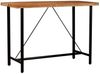 vidaXL 7-tlg. Bar-Set Massivholz und Echtleder 278766 Bild 4