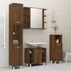 vidaXL Badschrank Braun Eichen-Optik 30x30x95 cm Holzwerkstoff 815608 Bild 3