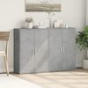 vidaXL Sideboards 2 Stk. Betongrau 60x31x84 cm Holzwerkstoff 3276570 Bild 3