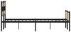vidaXL Metallbett ohne Matratze Sonoma-Eiche 183x213 cm 3308505 Bild 5