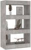 vidaXL Bücherregal/Raumteiler Betongrau 60x30x103 cm Holzwerkstoff 811659 Bild 4