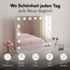 Bellamio 'Livny' Schminkspiegel mit LED-Glühbirnen, dimmbar, Hollywood Spiegel mit USB-Anschluss, mit 3 Lichtfarben, weiß, 58x46 cm, inkl. Touch-Screen (mit Wandbefestigung) Bild 2