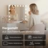 Bellamio 'Livny' Schminkspiegel mit LED-Glühbirnen, dimmbar, Hollywood Spiegel mit USB-Anschluss, mit 3 Lichtfarben, weiß, 58x46 cm, inkl. Touch-Screen (mit Wandbefestigung) Bild 4
