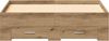 vidaXL Bettrahmen Artisan-Eiche 120 x 200 cm Holzwerkstoff 3333970 Bild 5