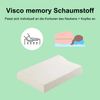 Mayaadi-Home Orthopädisches Nackenstützkissen - 60x40x11/8cm – gegen Nackenschmerzen - Visco Memory Foam - NY1-01K Bild 4