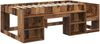 vidaXL Kinderbettgestell mit Stauraum Altholz 80 x 200 cm 3422601 Bild 3