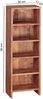 Wohnling Standregal mit 5 Fächern, Massivholz dunkelbraun, 90 cm hoch Bild 4