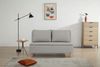 Home affaire Schlafsofa AINSLEY 140 cm -2-Sitzer, verstellbare Rückenlehne, wandelbar zum Gästebett, Relaxsofa, Webstoff u. Cord-Bezug Bild 2