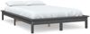 Massivholzbett Grau 120x190 cm Kiefer 4FT Small Double [820578] Bild 2