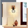 ZMH Deckenleuchten Schwarz Deckenspot - E14 Vintage Schwenkbar 350° für Flur Wohnzimmer, Augenschutz, LED wechselbar, Holz Deckenlampe, Schlafzimmer Küche Bild 3
