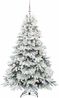 vidaXL Künstlicher Weihnachtsbaum mit 300 LEDs Weiß 180 cm PE und PVC 3397616 Bild 3
