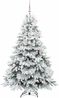vidaXL Künstlicher Weihnachtsbaum mit 300 LEDs Weiß 180 cm PE und PVC 3397616 Bild 4