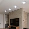 LED Deckenlampe, Aufbau-Panel, kaltweiß, Quadrat, L 12 cm Bild 2
