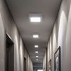 LED Deckenlampe, Aufbau-Panel, kaltweiß, Quadrat, L 12 cm Bild 3