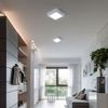 LED Deckenlampe, Aufbau-Panel, kaltweiß, Quadrat, L 12 cm Bild 4