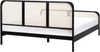 Bett mit Lattenrost Kiefernholz GONFARON 180 x 200 cm Schwarz Bild 5
