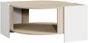 Couchtisch Klipsari 75x75x40 cm Weiß/Travertin [en. casa] Bild 2
