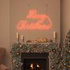 vidaXL Weihnachtsschild mit 216 LEDs Rot 99 x 55 x 13 cm Eisen 42018961 Bild 3