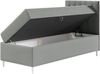 Boxspringbett 'Lenda Junior 1', gelb, 80x200 cm, Rechts Bild 3