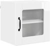 vidaXL Wandglas-Schrank PORTO Hochglanz Weiß 40 x 31 x 40 cm 885193 Bild 2