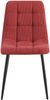 CLP 2er Set Esszimmerstühle Antibes Cordbezug gepolstert Rückenlehne bis 150 kg,bordeauxrot Bild 4