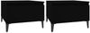 vidaXL Beistelltische 2 Stk. Schwarz 50x46x35 cm Holzwerkstoff 819519 Bild 2