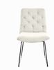 KAWOLA Stuhl NEW CHARME Esszimmerstuhl Cord weiß 87 x 66 x 52 cm Bild 3