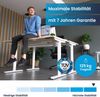 Desktopia Pro X - Elektrisch höhenverstellbarer Schreibtisch / Ergonomischer Tisch mit Memory-Funktion, Buche, Gestell Grau, 180x80 cm Bild 4