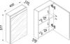 VCM Badmöbel Spiegelschrank Cosila 921822 Anthrazit / Honig-Eiche H. 58 x B. 40 x T. 13 cm Bild 4