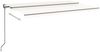 vidaXL Automatische Markise mit LED & Windsensor 500x350 cm Creme 3069232 Bild 3