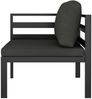 vidaXL 10-tlg. Garten-Lounge-Set mit Kissen Aluminium Anthrazit 3107827 Bild 4