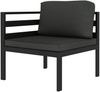 vidaXL 10-tlg. Garten-Lounge-Set mit Kissen Aluminium Anthrazit 3107827 Bild 3