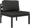 vidaXL 10-tlg. Garten-Lounge-Set mit Kissen Aluminium Anthrazit 3107827 Bild 5
