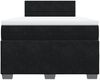 vidaXL Boxspringbett mit Matratze Schwarz 120x190 cm Samt 3286260 Bild 4