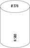 Wesco Abfallsammler 22 Liter - Silber Bild 3