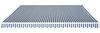vidaXL Gelenkarmmarkise 500 cm Blau/Weiß 275566 Bild 2