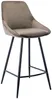 Barhocker 2er-Set MASURIE - Samt - Taupe Bild 3