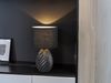 LED Tischleuchte mit Keramikfuß und Stoffschirm in Schwarz, Höhe 31cm Bild 5