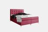 99rooms Sorento Boxspringbett Velours 200x200 cm Bordeaux Bild 2