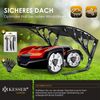 KESSER® Mähroboter Garage Dach Carport Überdachung für Mähroboter Rasenmäher Rasenroboter Automower Garten Witterungsbeständig Mährobotergarage inkl. Montagematerial, Maße 82 x 103 x 47 cm Schwarz Bild 3