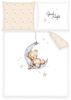 Herding süße Baby Wende Wiegen Bettwäsche Teddy Mond Sterne beige 80x80 + 35x40 Bild 3