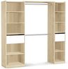 habeig Kleiderschrank Begehbarer Kleiderschrank 5077 in Breite verstellbar offen Schublade stufenlos in der Breite verstellbar von 140 - 200 cm Bild 4