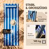 DETEX® Strandmatte 2er-Set Blau/Weiß 158 x 56 x 46 cm gepolstert Bild 3