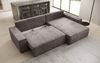 Luxusbetten24 Schlafsofa Designer Sofa Lunaro in Cord, mit Stauraum und Schlaffunktion Bild 3