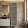 Badezimmerschrank Mali 38 x 33 x 160 cm - Cashmere - Hängender Seitenschrank mit 2 Türen Bild 3