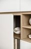 Sideboard Finnes in weiß und Eiche 193 cm Bild 4