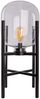 Näve Akku-Außenleuchte Lora 58 cm schwarz/transparent warmweiß Bild 2